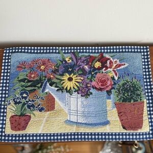 Floral Tapestry Placemats - Garden Design - Set of 4
